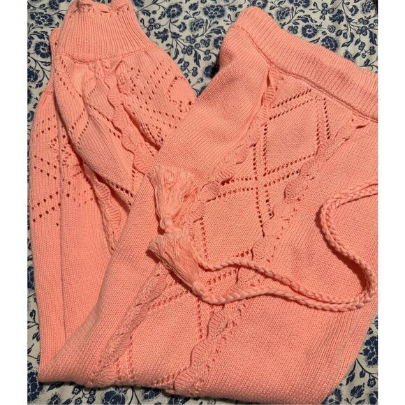 Loveshackfancy Nyla joggers in peach Melba XS - Picture 7 of 16